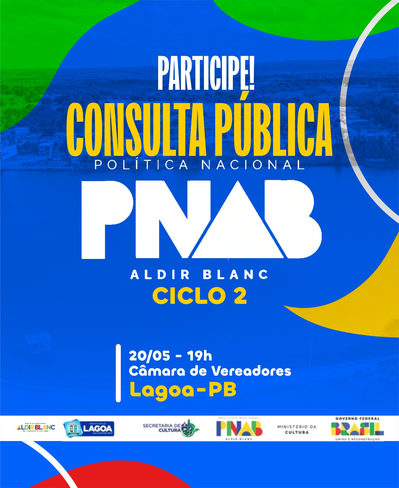 Prefeitura convoca agentes da cultura a participarem de Consulta Pública sobre a Política Nacional Aldir Blanc