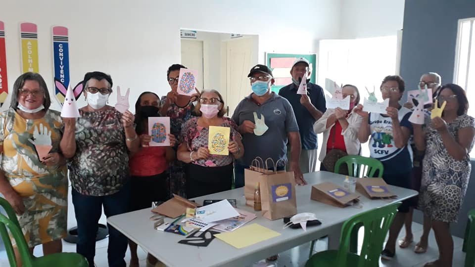 Assistência Social comemora Páscoa com atividades e participação de grupo dos Idosos